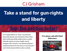 Tablet Screenshot of cjgrisham.com